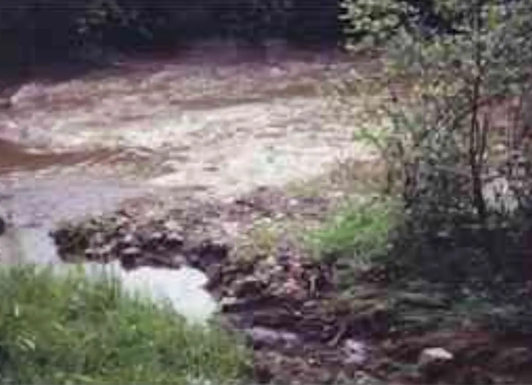 Damage as a result of storm runoff Damage as a result of storm runoff